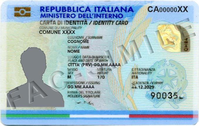Carta d'identità